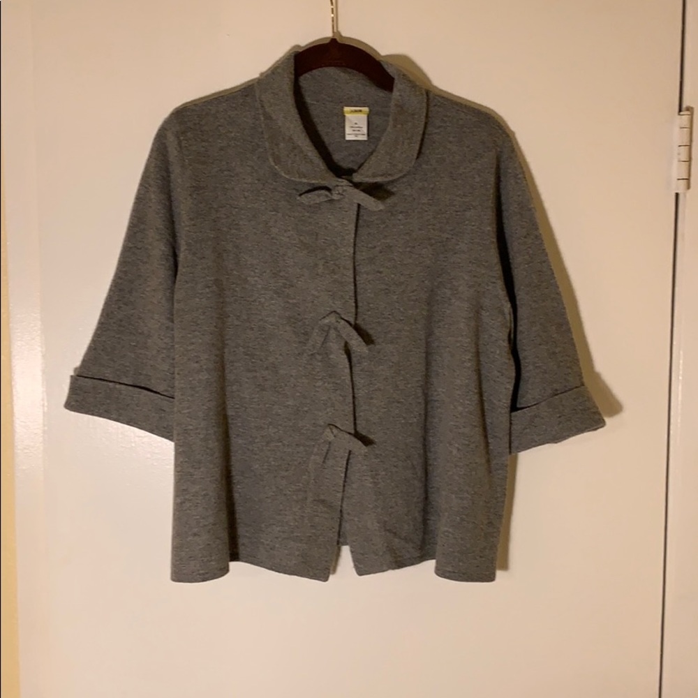 100% cashmere women’s sweater in Grey  size XL